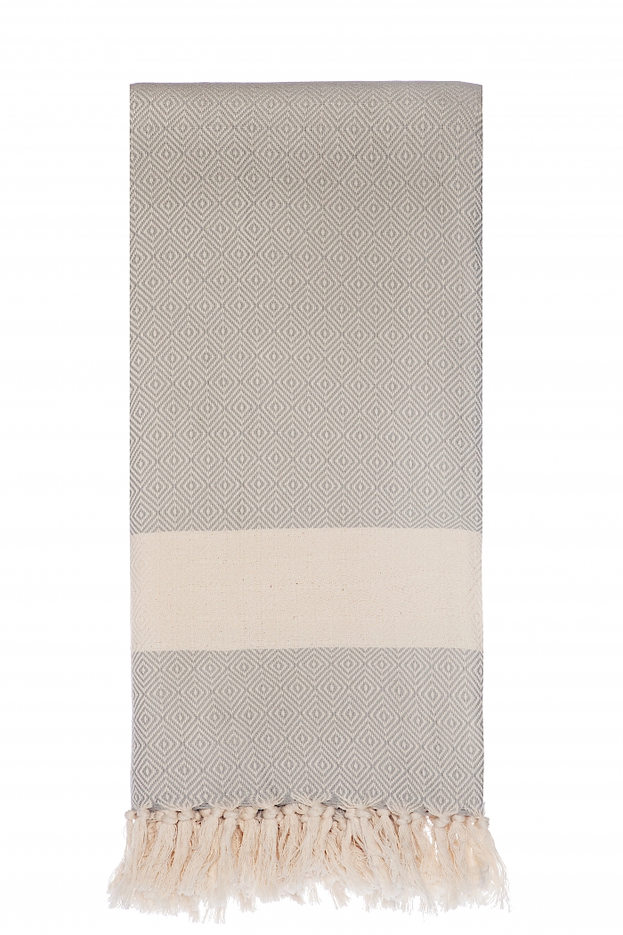 Langø Grey cotton blanket sold out