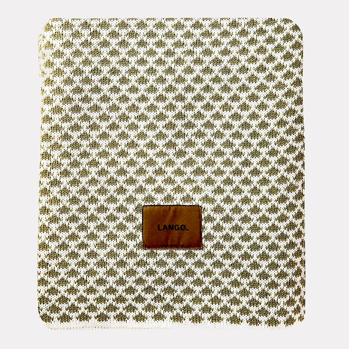 Langø - Olive green-white - Drops